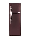 LG 360 L 3 Star Inverter linear Frost-Free Double-Door Refrigerator (GL-T402JASN, Amber Steel, Convertible)
