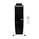 Symphony Diet 3D 30i Portable Tower Air Cooler For Home with 3-Side Honeycomb Pads i-Pure Technology and Low Power Consumption (30L, White & Black)