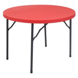 Disc Dining Table Red