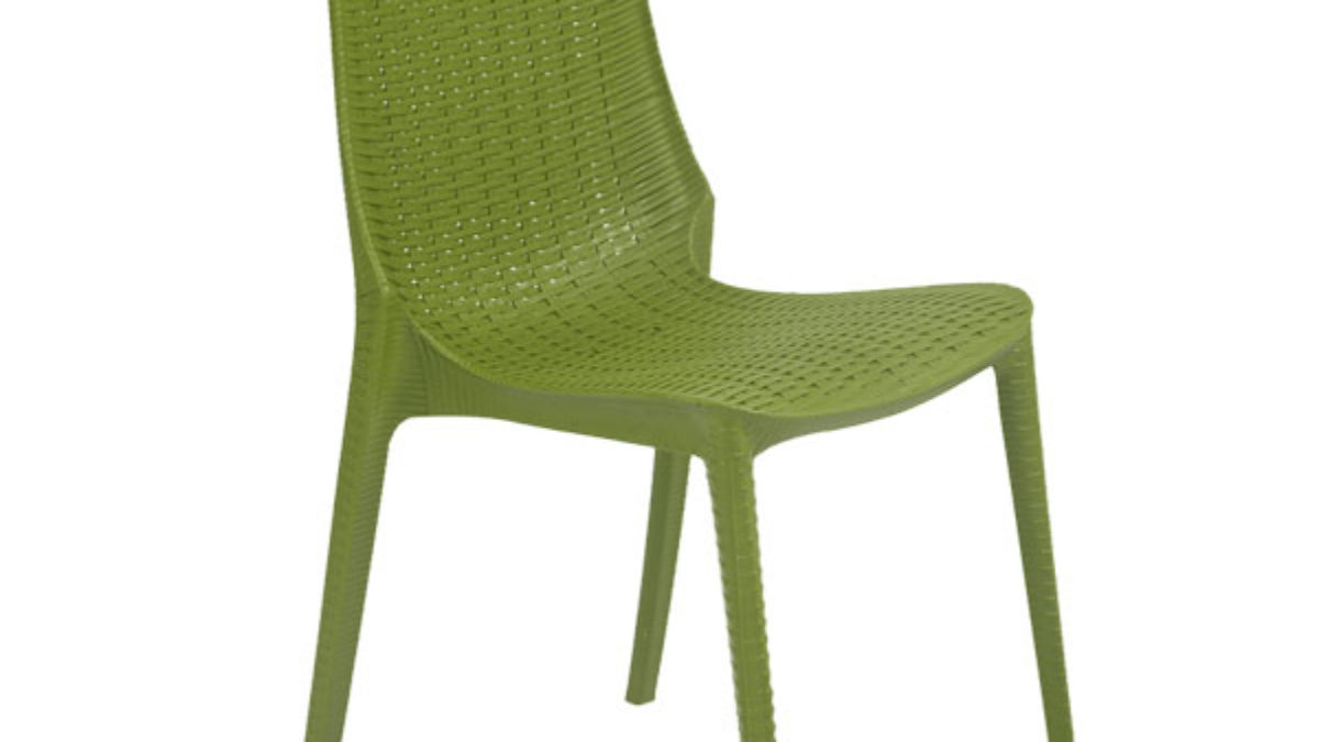 Supreme Lumina Plastic Outdoor Chair Green Set Of 4 Furnishkart Com