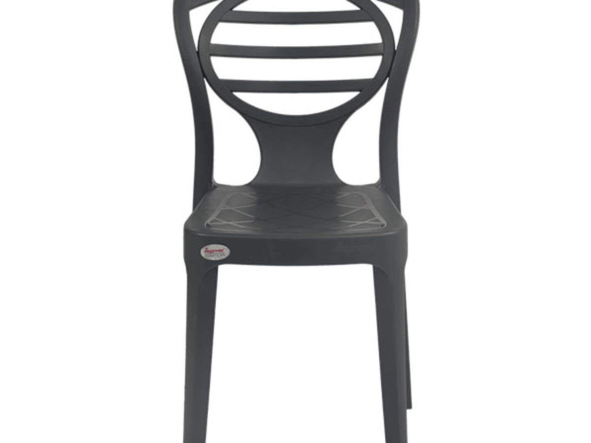Supreme Oak Plastic Chair Grey Set Of 6 Furnishkart Com