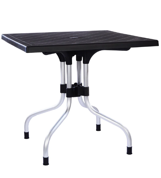 olive dining table black