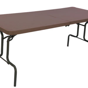 sharp table brown