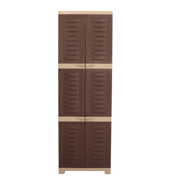 Supreme Plastic Cupboard Brown