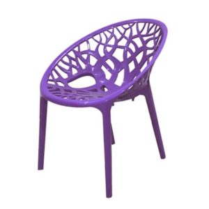 nilkamal crystal pp chair violet