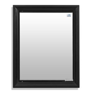 gem mirror cabinet black
