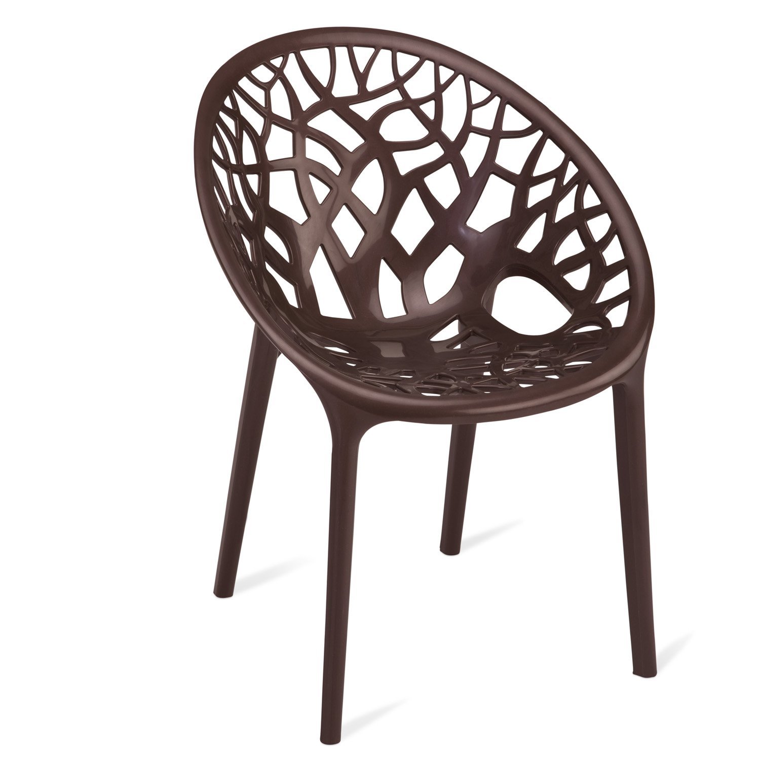 nilkamal crystal pp chair weather brown