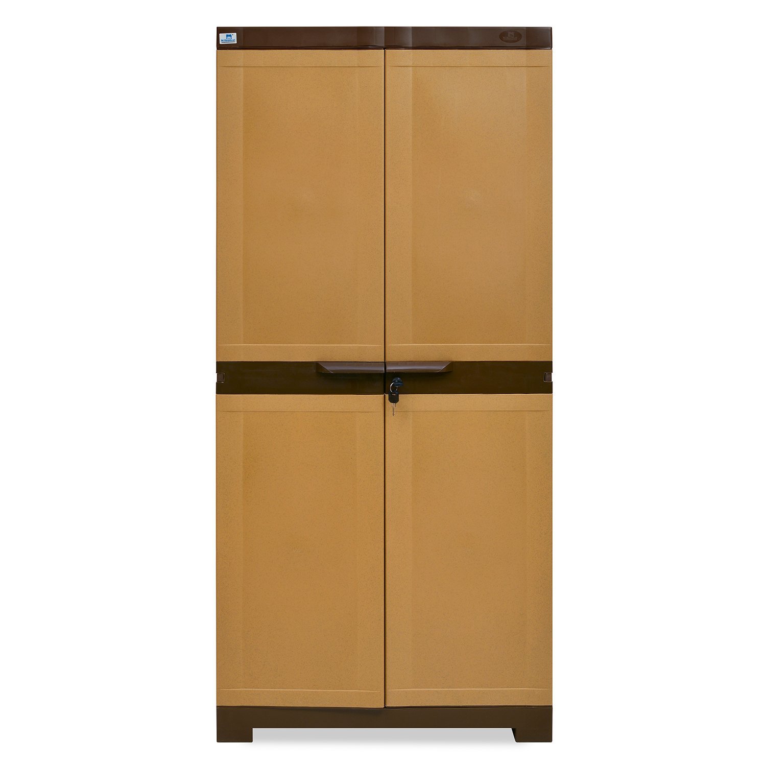 freedom shoe cabinet sandy and dark brown