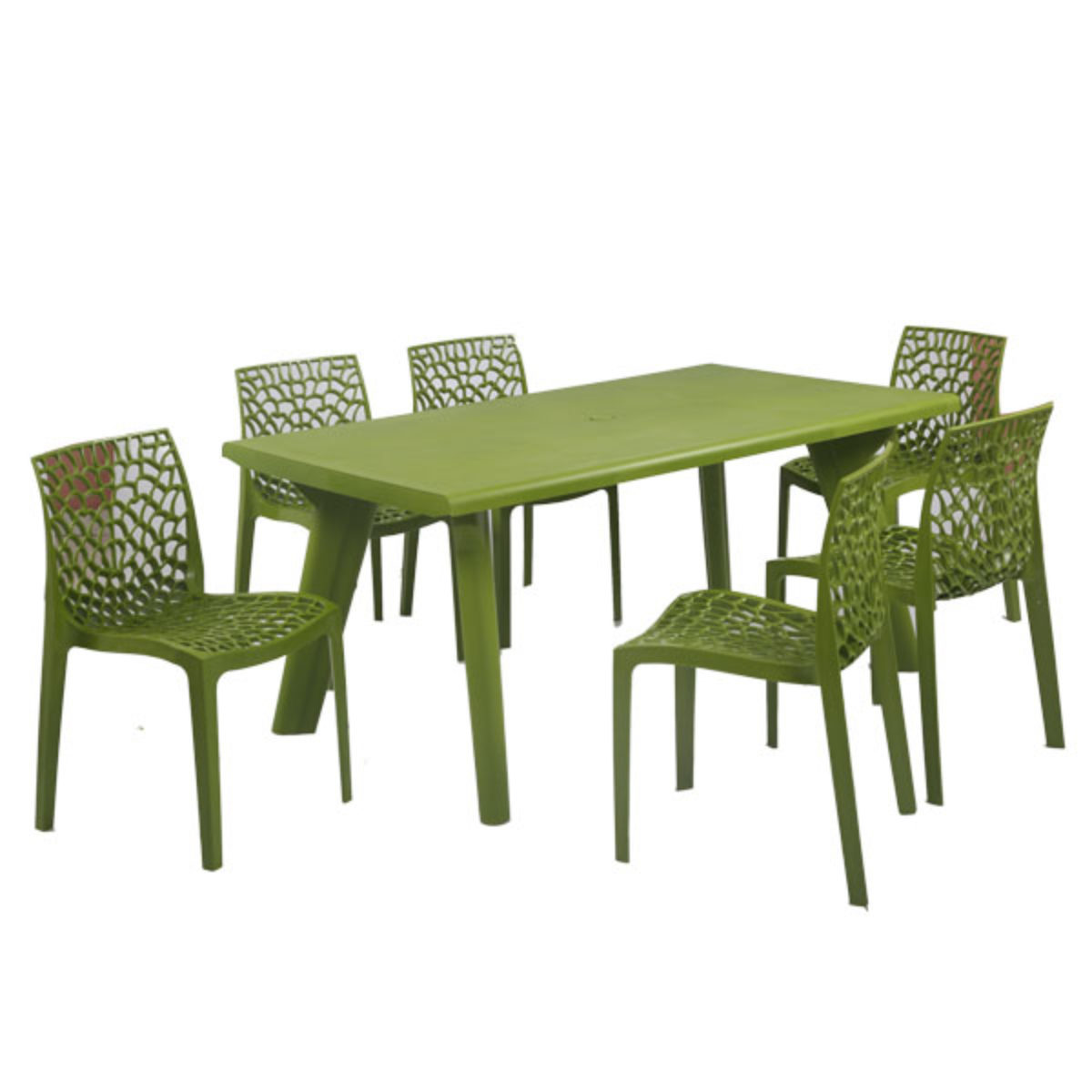 supreme plastic dining table set price