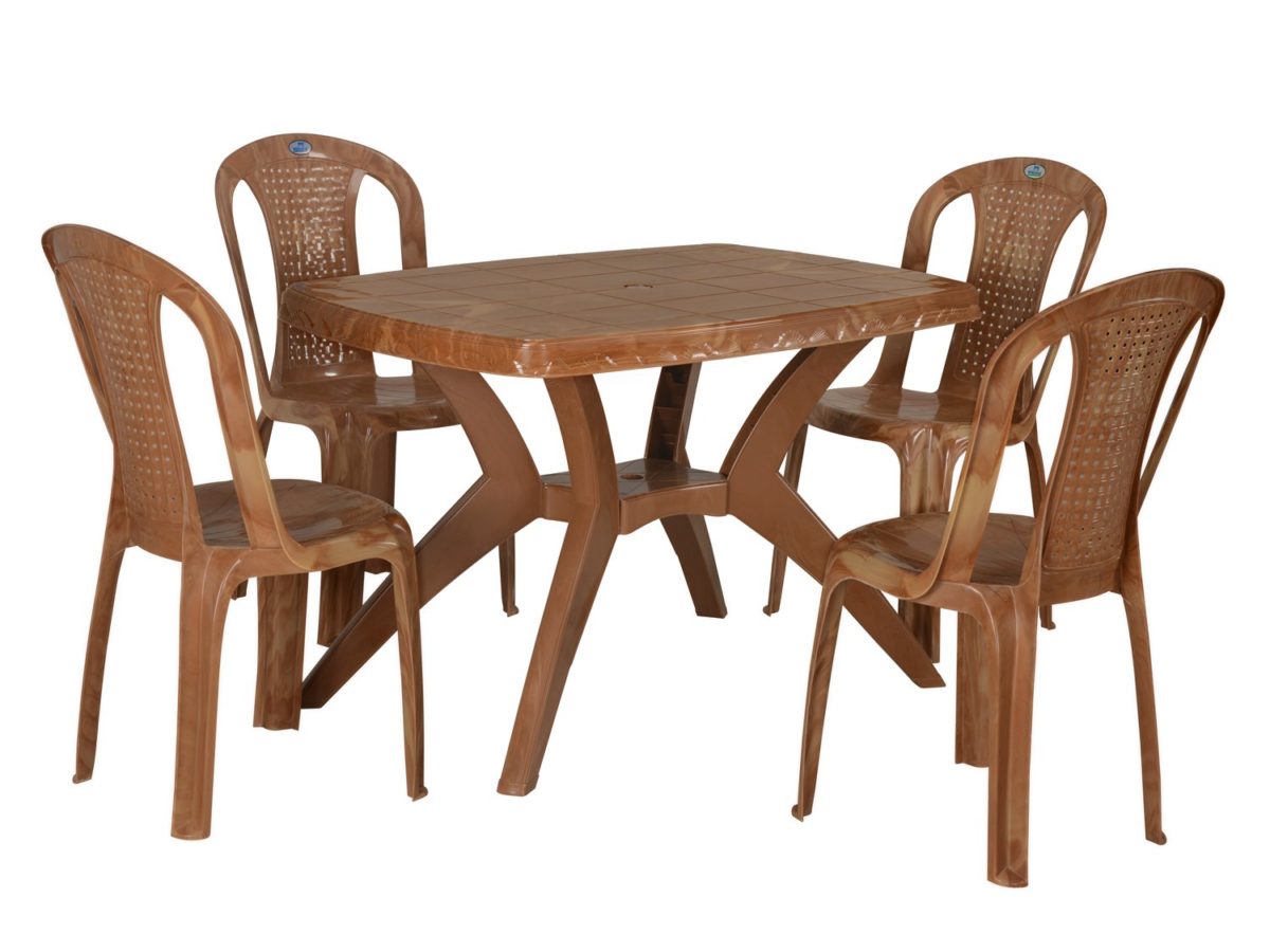 foldable dining table set plastic