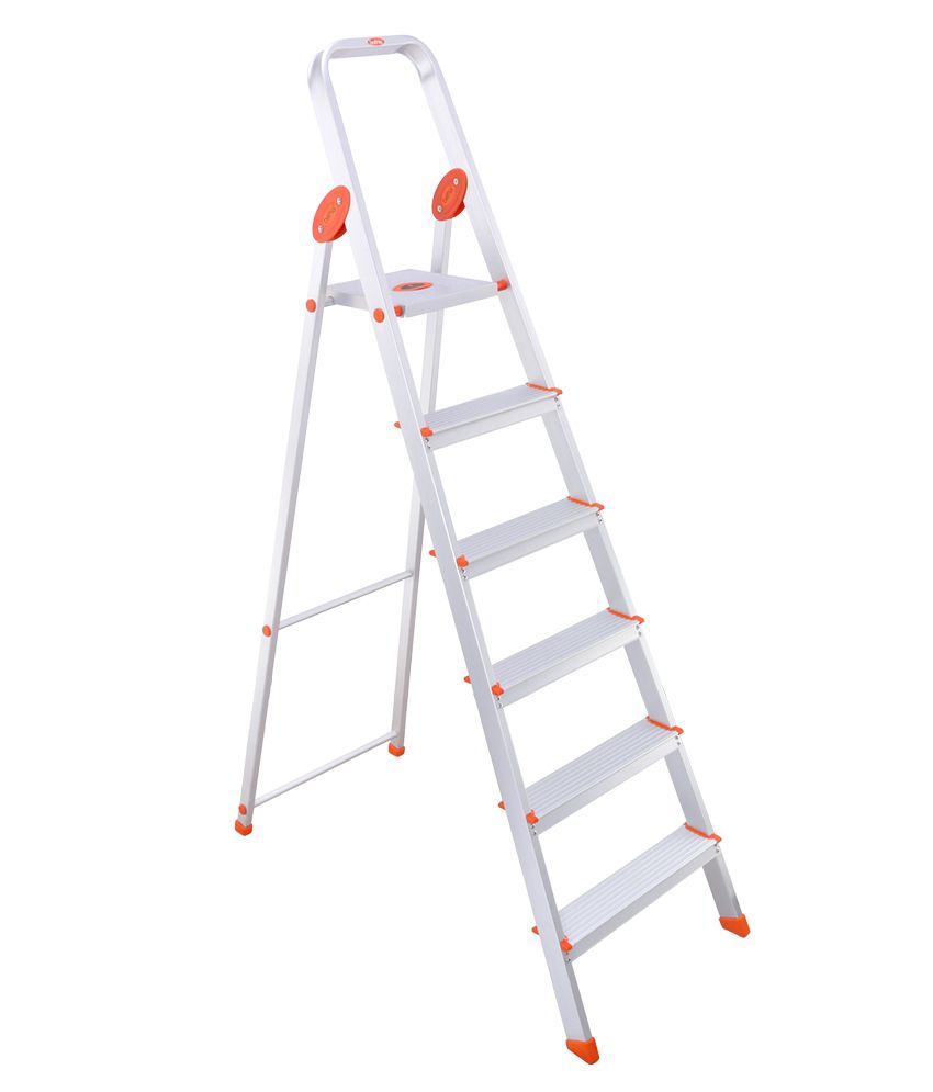 bathla 6 step aluminium ladder